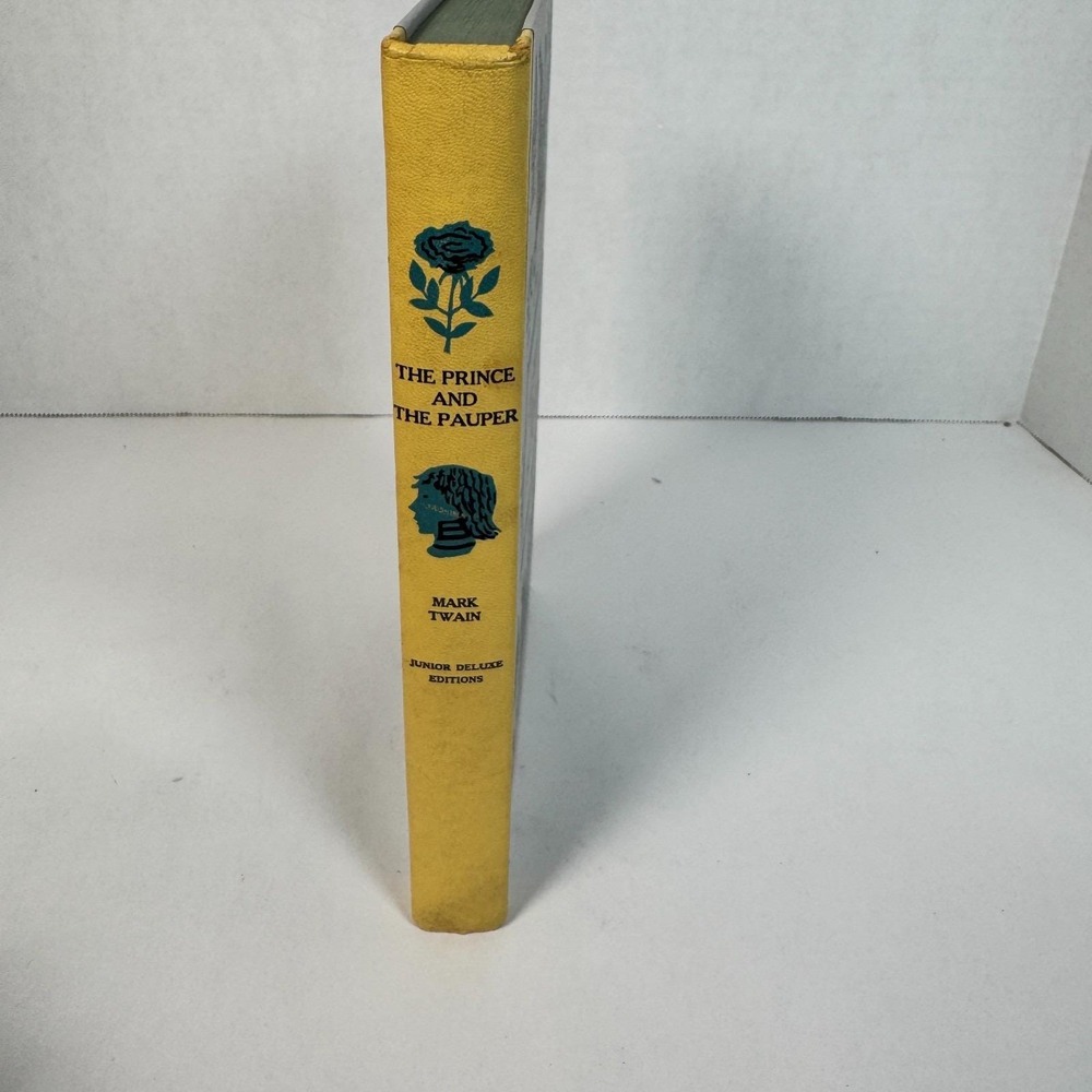 The Prince and the Pauper Mark Twain Junior Deluxe Editions Hardcover Book 1954 - Picture 3 of 10